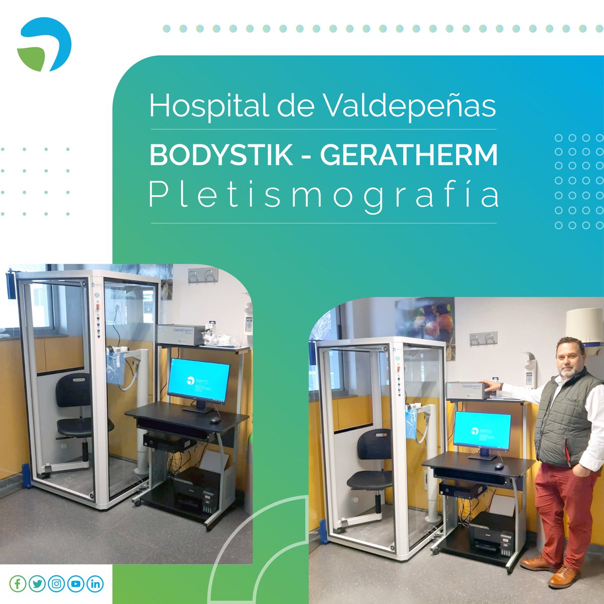 SANRO Electromedicina (@sanro_oficial) on Twitter photo 🤗El #HospitalGeneralDeValdepeñas🏥confía en nuestra última tecnología en #PruebasDeFunciónPulmonar💨con nuestro #Bodystik de <a href="/Geratherm_Respi/">GerathermRespiratory</a>🔝para conseguir a sus pacientes👩🏼⚕️unos diagnósticos detallados con resultados fiables🧐y un seguimiento de las enfermedades pulmonares💪🏻 🤗El #HospitalGeneralDeValdepeñas🏥confía en nuestra última tecnología en #PruebasDeFunciónPulmonar💨con nuestro #Bodystik de <a href="/Geratherm_Respi/">GerathermRespiratory</a>🔝para conseguir a sus pacientes👩🏼⚕️unos diagnósticos detallados con resultados fiables🧐y un seguimiento de las enfermedades pulmonares💪🏻