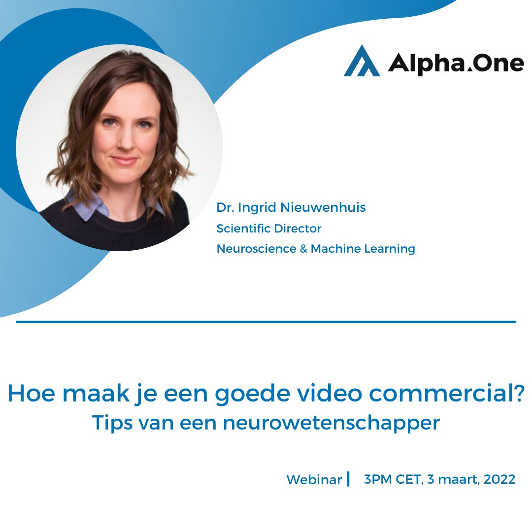 Are you curious about why it is essential to link your ad’s message to your brand, and how to do that effectively? Dr. Ingrid Nieuwenhuis will give her webinar this Thursday, at 3 pm, we are looking forward to having you!
Register now: bit.ly/33YUWaj

#neuroscience #EEG