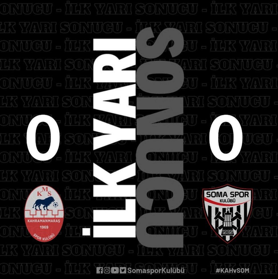 İlk Yarı Sonucu

Kahramanmaraşspor : 0
Somaspor'umuz : 0

#OynaYÜREKTEN #Somaspor #Siyahİnciler #KAHvSOM