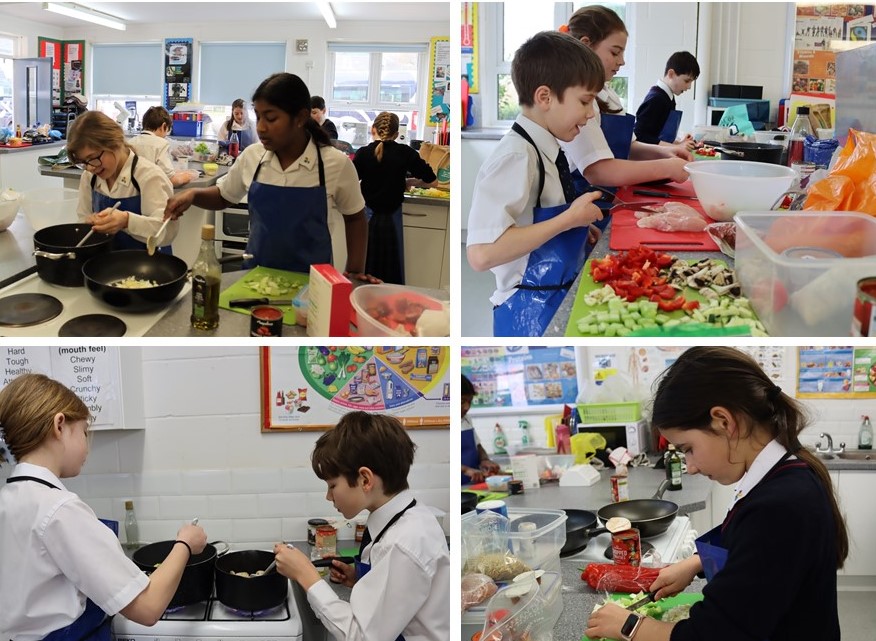 BallardSchool's tweet image. The Food Tech kitchen smelt amazing when we popped in to see Year 6 making Jambalaya. 

Jambalaya is an American Creole and Cajun rice dish of French, African, and Spanish influence,
consisting mainly of meat and vegetables mixed with rice. #FoodTech #Jambalaya #UpperPrep #Year6
