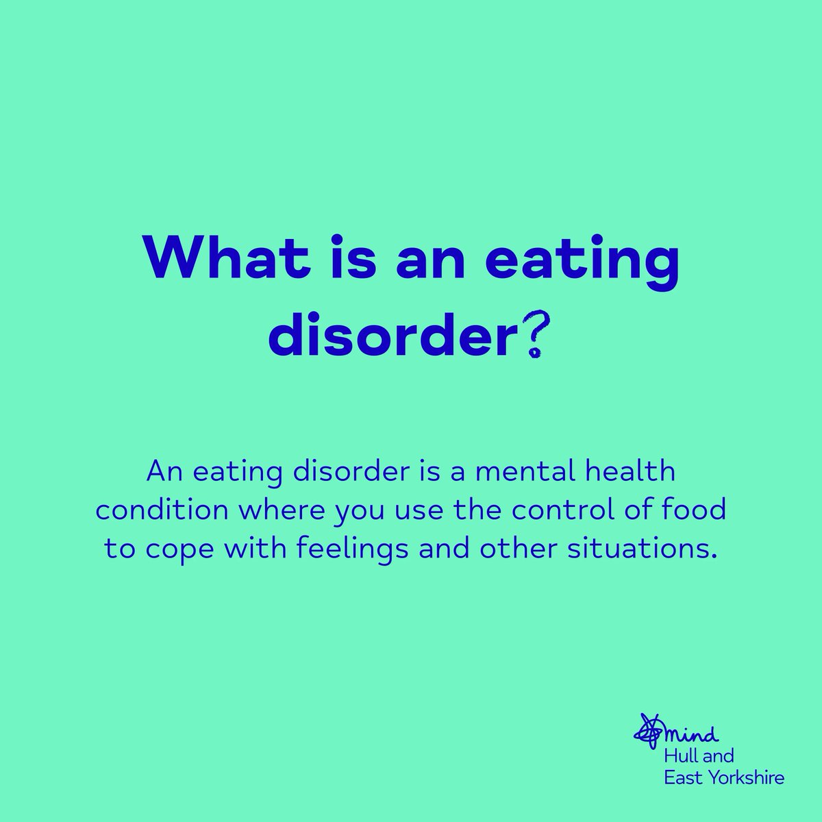 MindHEY's tweet photo. Between 1.25 and 3.4 million people in the UK are affected by an eating disorder, so we wanted to raise awareness of them this Eating Disorder Awareness Week by answering some FAQ’s. You can also call 01482 718130 for more information and advice too. https://t.co/tN5uL1fPPo
