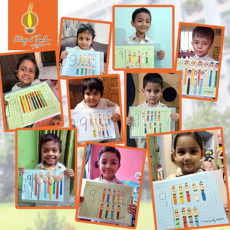 SchoolArun's tweet photo. On a number train,we dazzle and shine
All the helpers when we combine
Look how they all stand in a line
This is how we learnt our Number Nine!!
The Nursery Stars have picked up their last number in the Nursery Class by wonderfully merging it with the theme of People Who Help Us. https://t.co/emEvYZpmJc