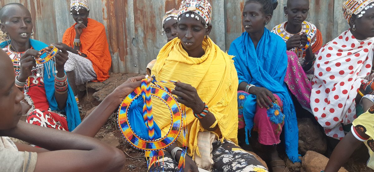 SabdioR's tweet photo. Empowered Woman is an empowered household.  Supporting women through formation of saving groups and skills development. This is a group doing savings and making beads for sale.@USEmbassyKenya,@WinfredMutinda6. https://t.co/xrMbLpH0iV