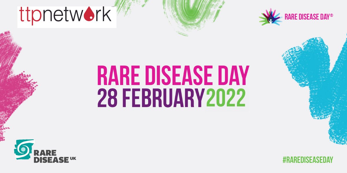 Thrombotic Thrombocytopenic Purpura (TTP) is a rare, life  blood disorder. Affecting approx. 6 per million of the population. It's more common in women than men, although it can affect people of all ages, the ave age of diagnosis is 40 years. #RareDiseaseDay2022 GeneticAll_UK