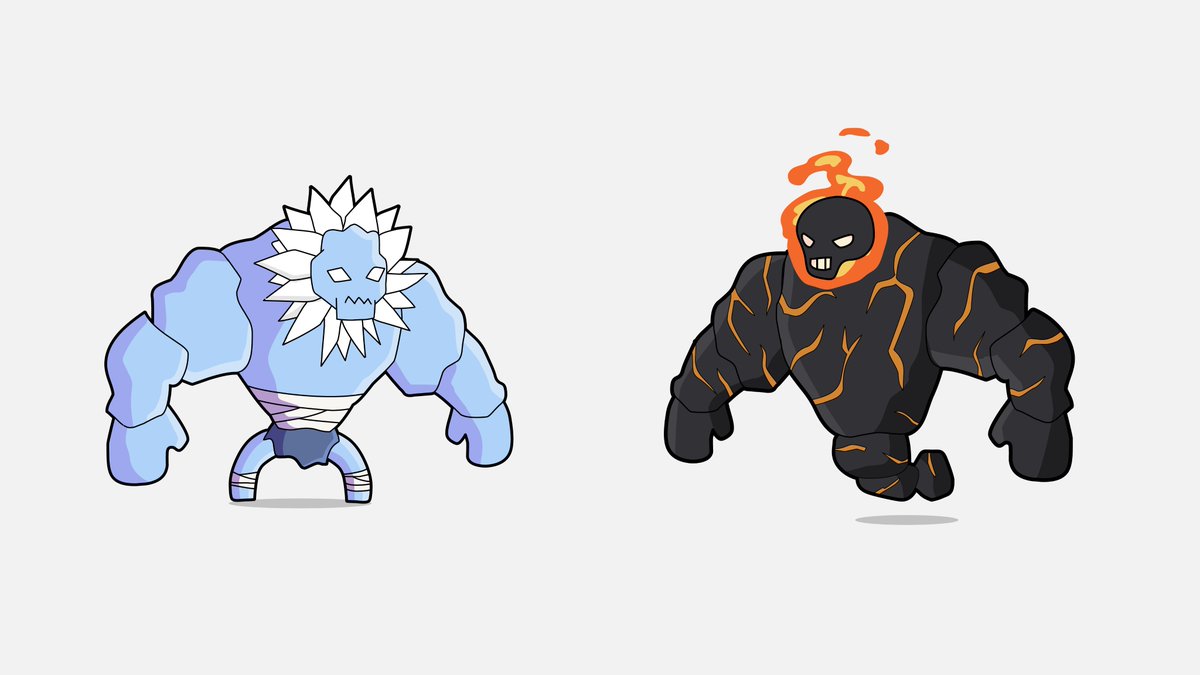 We thought we'd show off the first two bosses in our story game 👀

Comment which you prefer - 🔥 or ❄️

#SolanaNFTs #NFTCommunity #NFTs #NFTGame