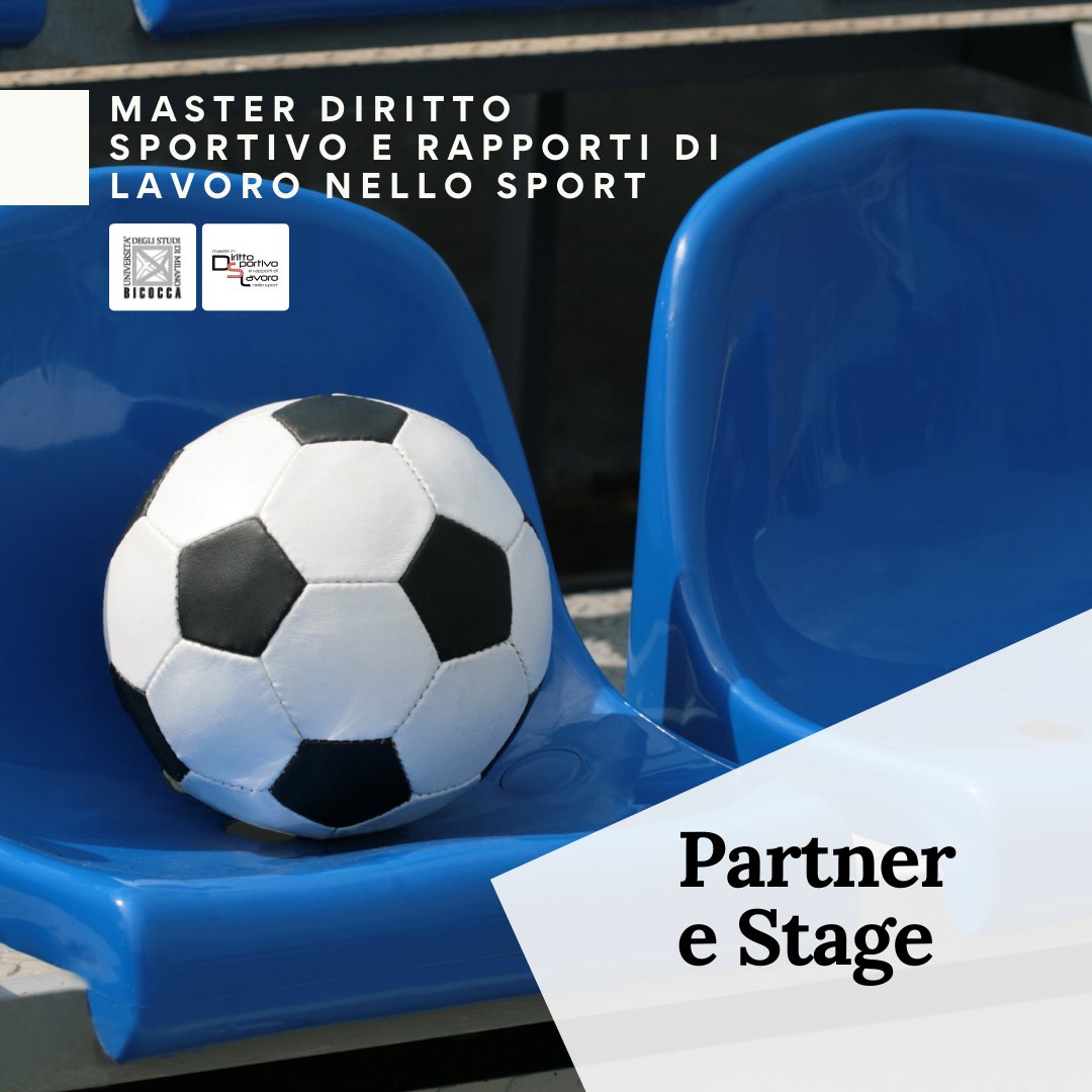 Le iscritte e gli iscritti avranno modo di confrontarsi con 𝗿𝗲𝗮𝗹𝘁𝗮̀ 𝗹𝗮𝘃𝗼𝗿𝗮𝘁𝗶𝘃𝗲 𝗱𝗶 𝗽𝗿𝗶𝗺𝗶𝘀𝘀𝗶𝗺𝗼 𝗹𝗶𝘃𝗲𝗹𝗹𝗼 sia durante le 𝗹𝗲𝘇𝗶𝗼𝗻𝗶 sia durante il periodo di 𝘀𝘁𝗮𝗴𝗲. 
//www.masterdirittosportivo.it/piano-didattico/