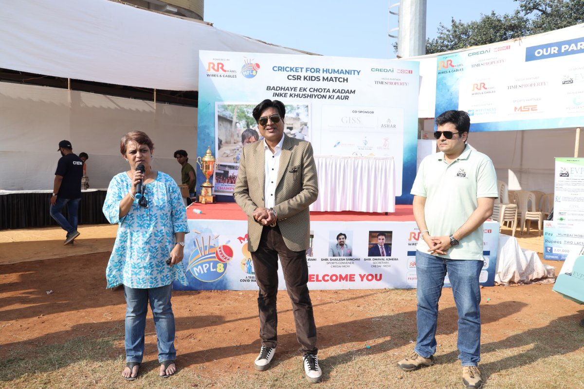 MCHI_President's tweet photo. #CREDAIMCHI #MPL8 #CSRActivity
The CSR #tournament, being an important part of MPL – 8 was played by children of #constructionworkers from our Mumbai Mobile Creches, our #NGO partners. https://t.co/d85cGAk2LP