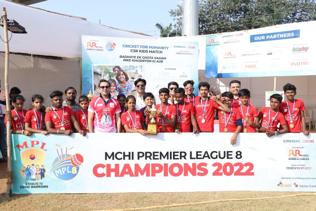 MCHI_President's tweet photo. #CREDAIMCHI #MPL8 #CSRActivity
The CSR #tournament, being an important part of MPL – 8 was played by children of #constructionworkers from our Mumbai Mobile Creches, our #NGO partners. https://t.co/d85cGAk2LP