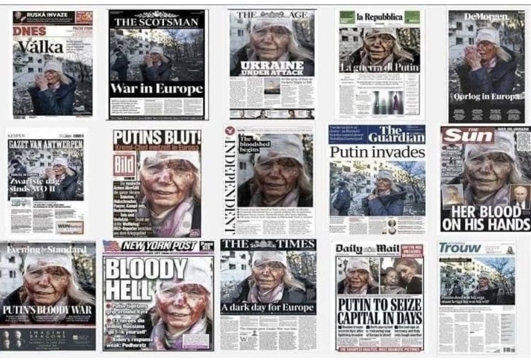 AboRawan8886's tweet photo. They did it in Syria, and now they are doing again in Ukraine. Dramatic pictures, Ukrainian woman who was seriously injured, and topped the international and Western newspapers, and she took up arms to fight the Russian army.
#UkraineRussiaWar
#الحرب_الاوكرانية_الروسية 
#Ukraine https://t.co/Nm3znKQmhG