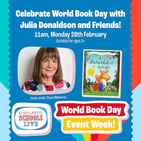 Penclawdd's tweet photo. #pencwhales Reception/Year 1 are taking part in the first World Book Day live event of the week - Julia Donaldson and The Pocketful of Songs! #pencfp #pencr1 #worldbookday2022 #WorldBookDay #juliadonaldson #apocketfulofdreams #pencllc https://t.co/9QLDlsUzEp