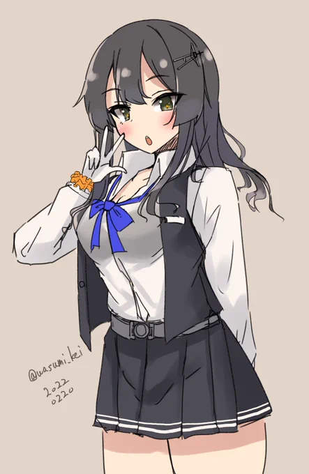 今月もおやしお
#今月描いた絵を晒そう 