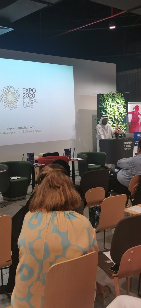 BalticInstitute's tweet photo. Such an honor to have Mr. Ali Khalifa Al Ghais, the Chief Security Officer of @dubaiexpo2021 giving comprehensive overview on event's security structure and its complexity.

#suretampere #safety #security #events @BusinessTampere @Tamperekaupunki @TampereUni https://t.co/ZrGjSCmmse