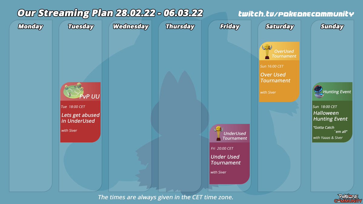 Streaming plan of the calendar week 9 (28.02 - 06.03)