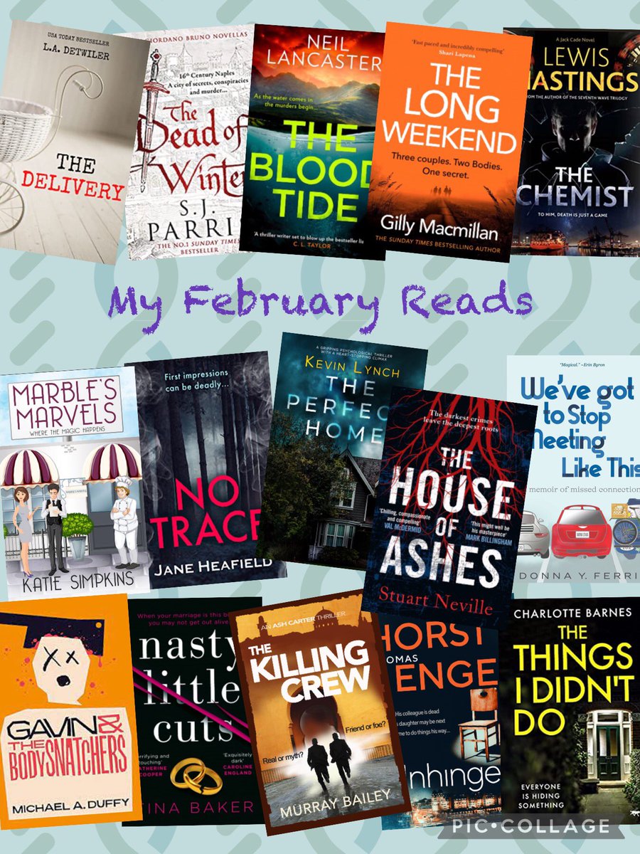 DebsBookReviews's tweet photo. Not shown in the photo: a couple of BETA reads, cover reveals &amp; publicity blitzes. 

I don’t hand out 5⭐️ reviews easily; I’m going to have a really tough job come December. Links to all my reviews are in my tweets
#Februaryroundup #bookreviews #BookTwitter #books https://t.co/vNZSwRr9eW