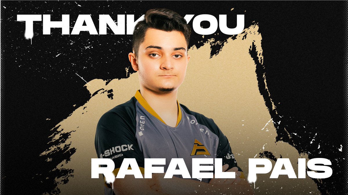 Em conjunto, alcançámos grandes conquistas, criámos momentos únicos e escrevemos um novo capítulo na história do CS:GO nacional.

Obrigado por tudo, <a href="/rafaelpaisgk/">Rafael Pais</a>! 👊

🗞️ bit.ly/3C1H4J2

#StayAWarrior