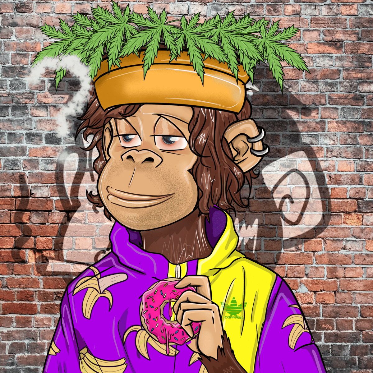 keve_crypto's tweet photo. Let me show you my Stoned Apes to celebrate 100 floor. #ShowYourApes #100floor #Next420 https://t.co/bHlQa8Emm6