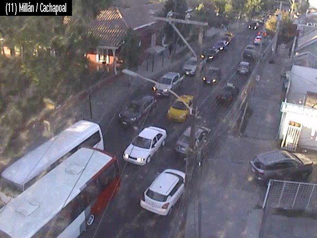08:22 hrs #Rancagua A esta hora, Congestión Av. Cachapoal con Av. Millán. #PlanMarzo