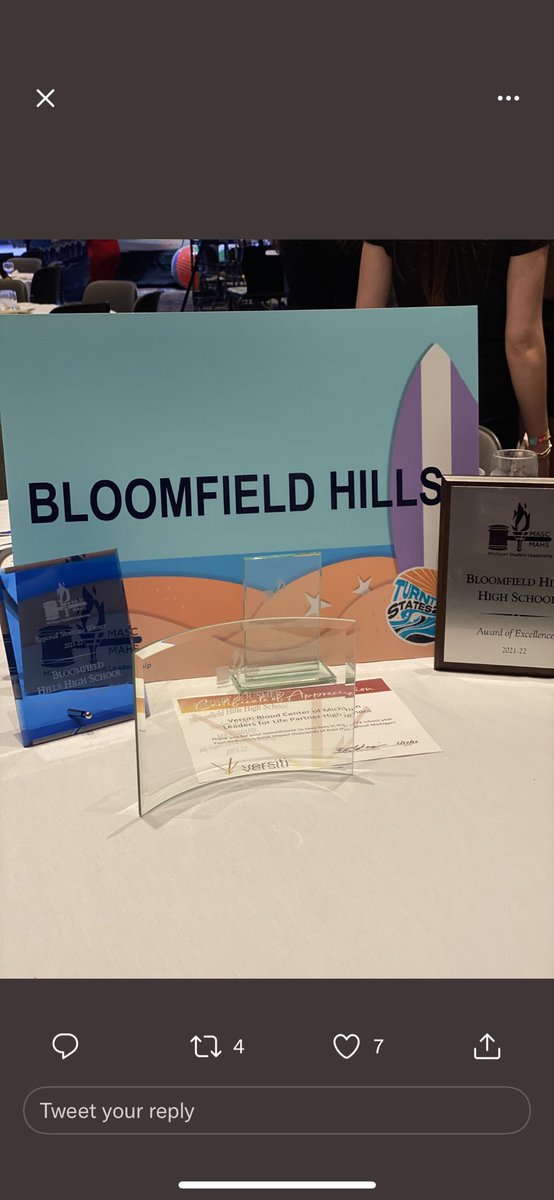 “THE BEST LEADERSHIP IN MICHIGAN” as our <a href="/BHHS_Stuco/">Bloomfield Hills Student Leadership</a> take away the most prestigious Award of Excellence at the Michigan student leadership conference. CONGRATULATIONS <a href="/BHBlackHawks/">BH Black Hawks</a> on this well deserved award. <a href="/JessicaLupone/">Jessica Lupone</a> @bhswatson <a href="/BloomfldMIPatch/">Bloomfield Patch</a> <a href="/KRLaliberte/">Krista Laliberte</a>