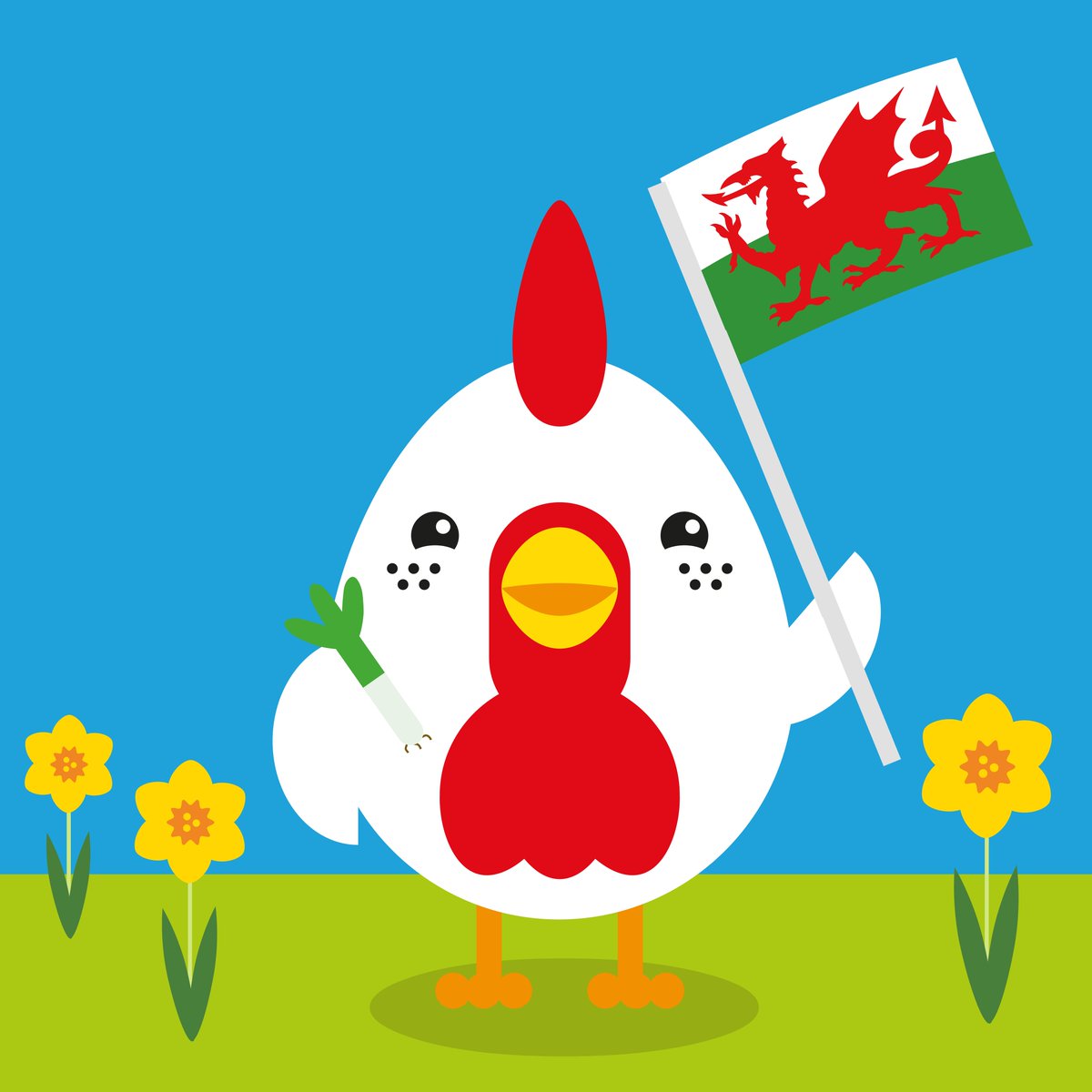 #DyddGwylDewi hapus iawn i chi gyd gan griw Cyw! 🏴󠁧󠁢󠁷󠁬󠁳󠁿🥬🌼
Dewch draw i S4C.Cymru/cyw  

A very happy #StDavidsDay to you all from the Cyw Crew on <a href="/S4C/">S4C 🏴󠁧󠁢󠁷󠁬󠁳󠁿</a>! 🏴󠁧󠁢󠁷󠁬󠁳󠁿🥬🌼

Why not visit cyw.cymru/en to watch Welsh shows, play games, find colouring sheets and lots more!