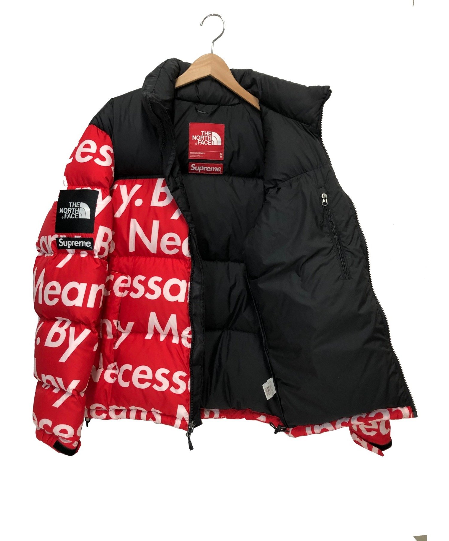 supreme north face jacket by any means necessary