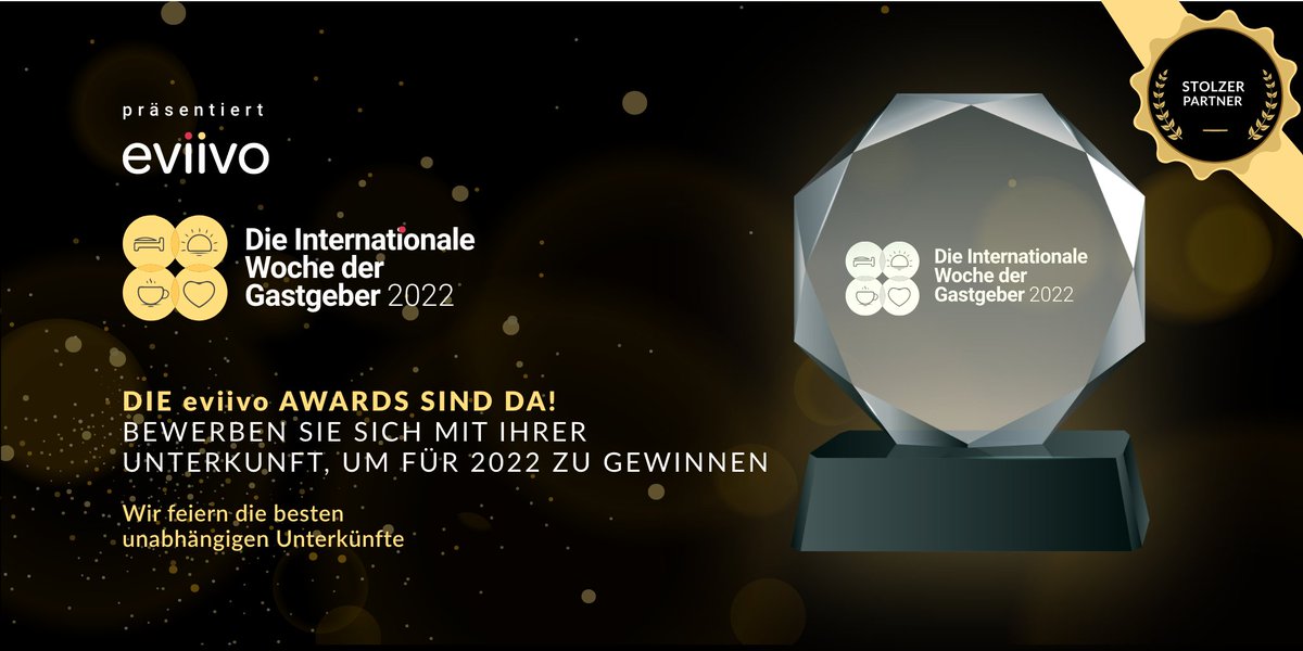 Die Internationale Woche der Gastgeber wurde von <a href="/eviivo/">eviivo</a>  ins Leben gerufen und findet erstmals nun vom 21.03. – 25.03.2022 auch in Deutschland statt! Da wir die Idee super finden, sind wir stolzer Partner und wollen dieses digitale Event unterstützen.
👇
eviivo.com/de/woche-der-g…