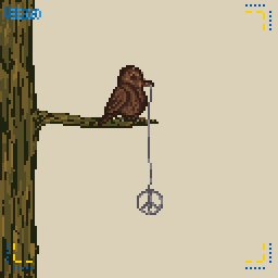 Velezoso1's tweet photo. #pixelart #pixel_dailies @Pixel_Dailies #γγγη΅΅ #Puffbird #Peace https://t.co/W7y5gWcDLS