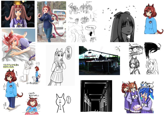 #今月描いた絵を晒そう
多分全部集めたかな?
これ好き! ていうのがあれば嬉しいですわ 