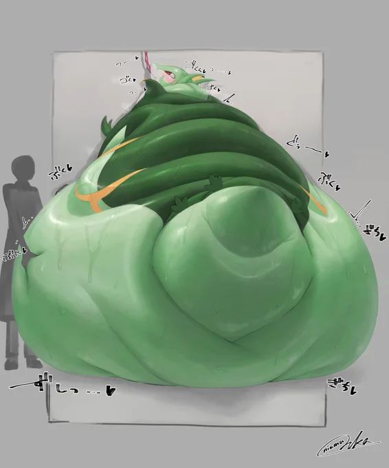 こっちのアカウントに載せてなかった今までに描いた個人的に気に入ってるデブポケ絵…!!
#デブポケ 