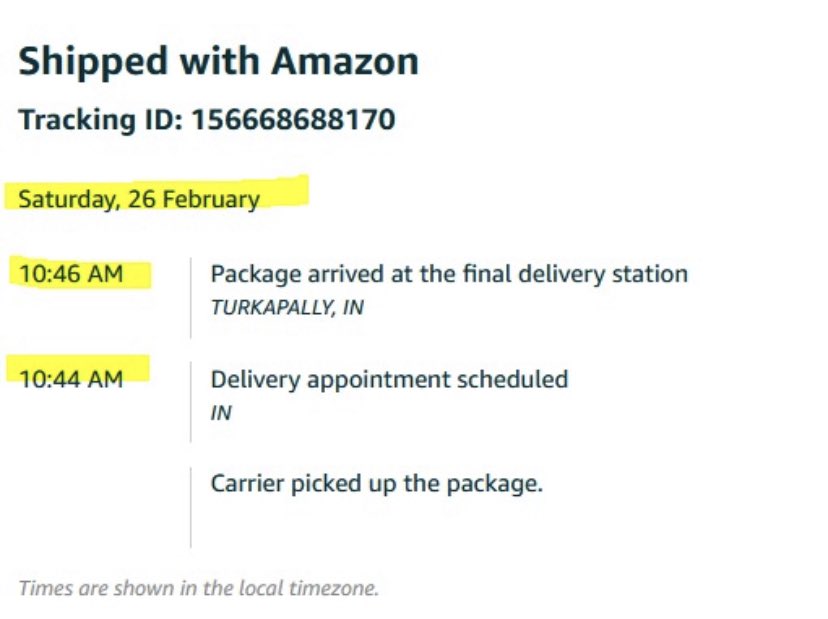waseeforu's tweet photo. @amazonIN @amazon @PrimeVideoIN @AmazonHelp @JeffBezos 

Still I don’t see any progress on this shipment?? https://t.co/tutjuiOBIz