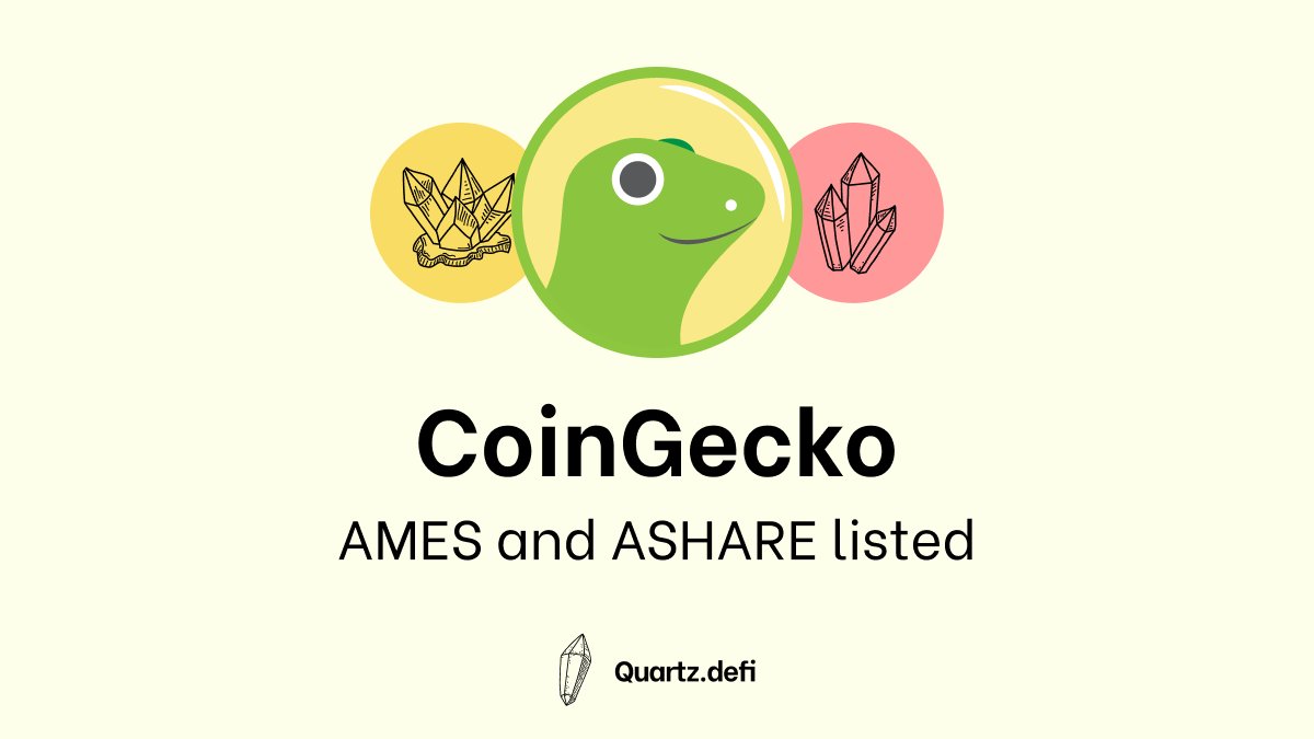 TokenVenusaur's tweet photo. New tomb fork @quartz_defi is out on #bsc. Reliable-trusted developer
$ames $quartz $drip $tomb https://t.co/PaFHNRaJhk