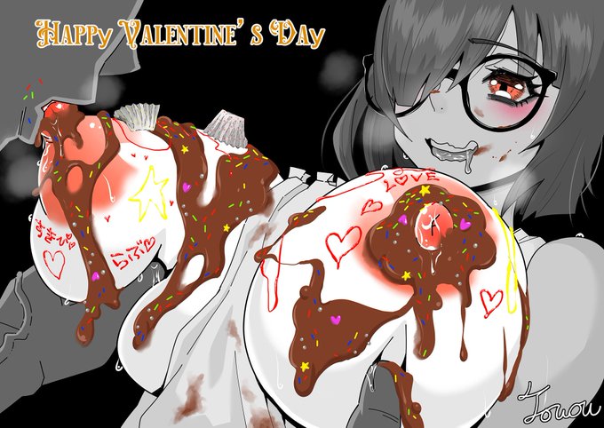 #今月描いた絵を晒そう  

バレンティンあのちぃのイラスト♥ 