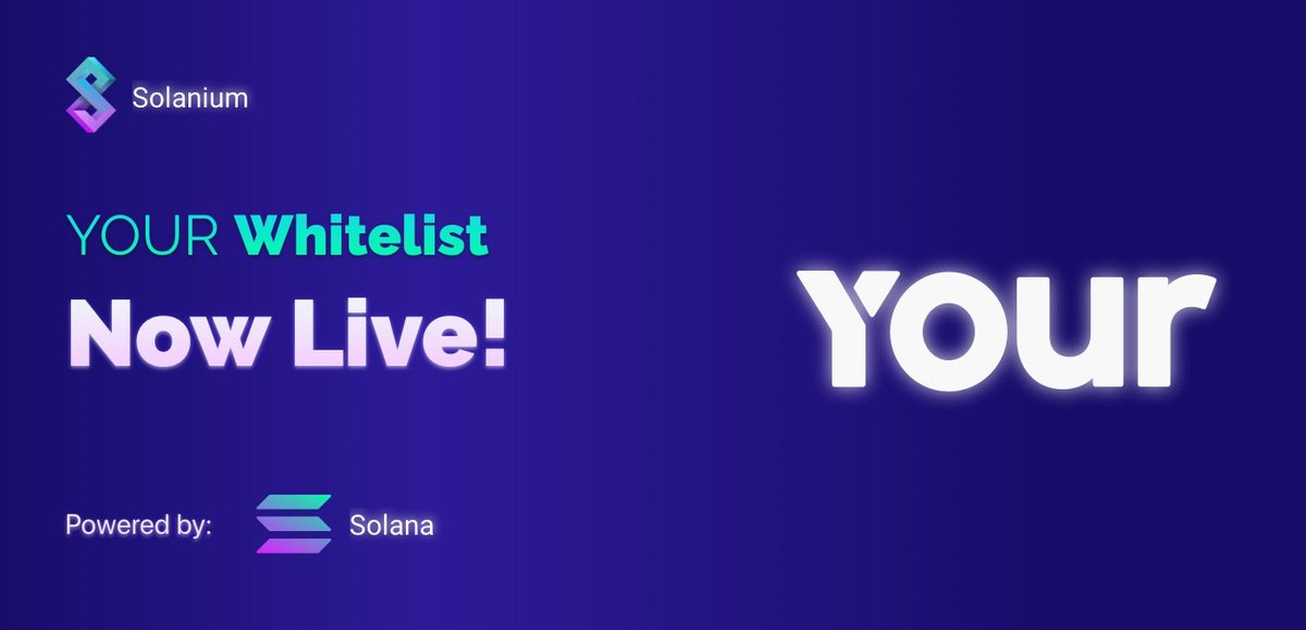 <a href="/yourtokens/">YOUR AI</a> Whitelist is now LIVE! 🔥

YOUR - Wikipedia of product content

Stay tuned for our upcoming AMA with YOUR 👀 Rewards not to be missed!

Project Page ➡️solanium.io/project/your
Guidelines ➡️link.medium.com/NxtGMNSN0nb