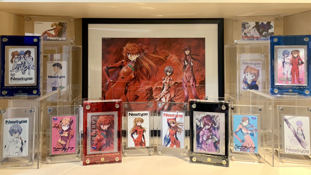 K__K__Kwan's tweet photo. エヴァンゲリオンカードコレクションの最近のアップデートでは、各カードが非常に目を引く✨
#アスカ #carddass #エヴァンゲリオン新劇場版 #カードダス #エヴァンゲリオン  #新世紀エヴァンゲリオン #eva #evangelion  #japan #���本義行 https://t.co/Z9gOrEDmYk