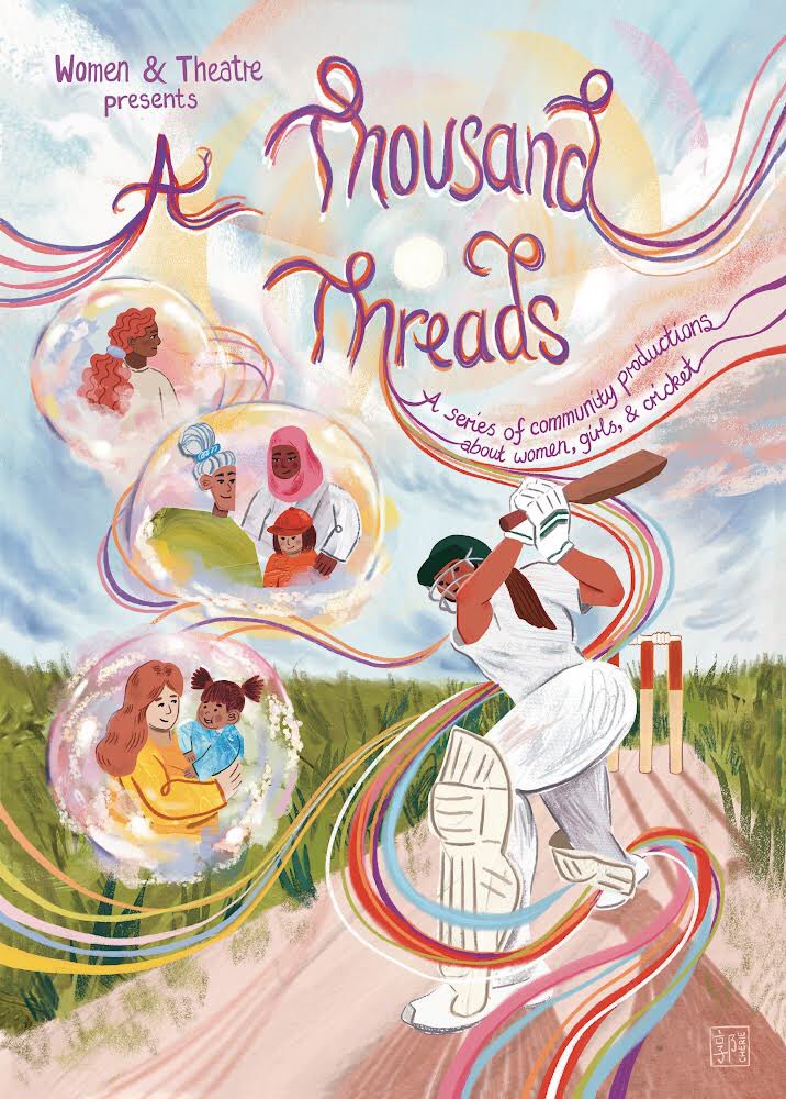 Today we are proud to announce that our community performance A Thousand Threads about women, girls &amp; cricket is part of #B2022Festival #1000Threads