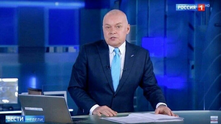 Rus televizyonu spikeri Dmitry Kiselyov:

"Putin isterse tüm #NATO ülkelerini ve ABD'yi yok edebilir."

#SONDAKİKA #RusyaUkrayna #Kiev