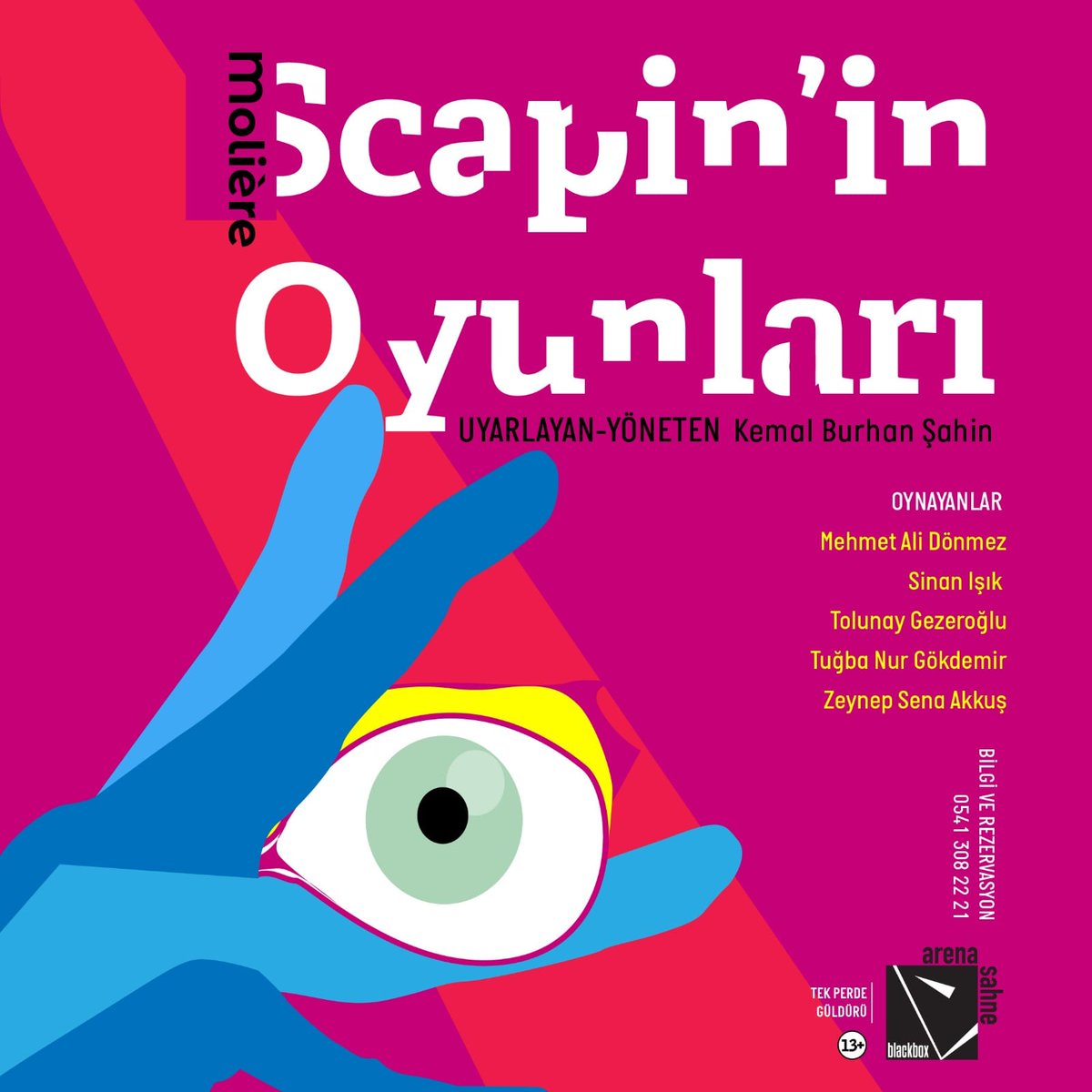 arenablackbox's tweet photo. "Scapin'in Oyunları" Arena Sahne Blackbox'ta...
4 Mart 20:30 (Prömiyer)
5 Mart 20:30
Rezervasyon 0541 308 2221 https://t.co/V4ofAuzzBa