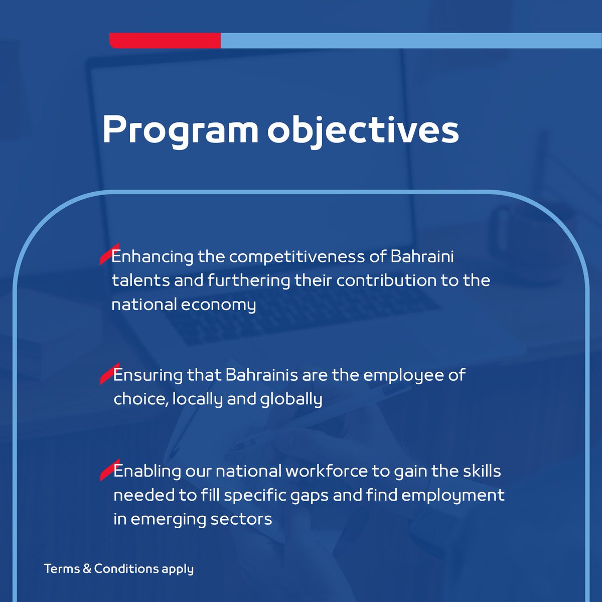 TamkeenBahrain's tweet image. All you need to know about the Train Me program
#TamkeenPrograms #TamkeenStrategy #TrainMe #HumanCapitalDevelopment