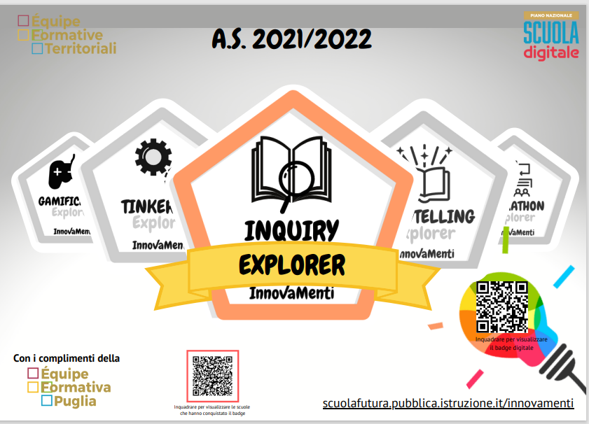 4CDMarconiBa's tweet photo. @InnovaMentiKids Siamo al secondo badge! Grazie di <3 dalla #4CD e intanto stiamo preparando il nostro storytelling per le #SaferInternetStories https://t.co/jEP1fm1gng