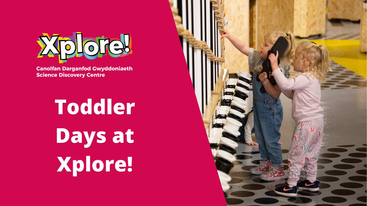 Thanks to everyone who visited us over half term. Our exhibition is closed Monday to Thursday.

We are back again on Friday with our Toddler Day 
kicking off the weekend at Xplore!  

📅04.03.2022
🕰️09:30 - 16:30
🎫 bit.ly/2ZAnAM7