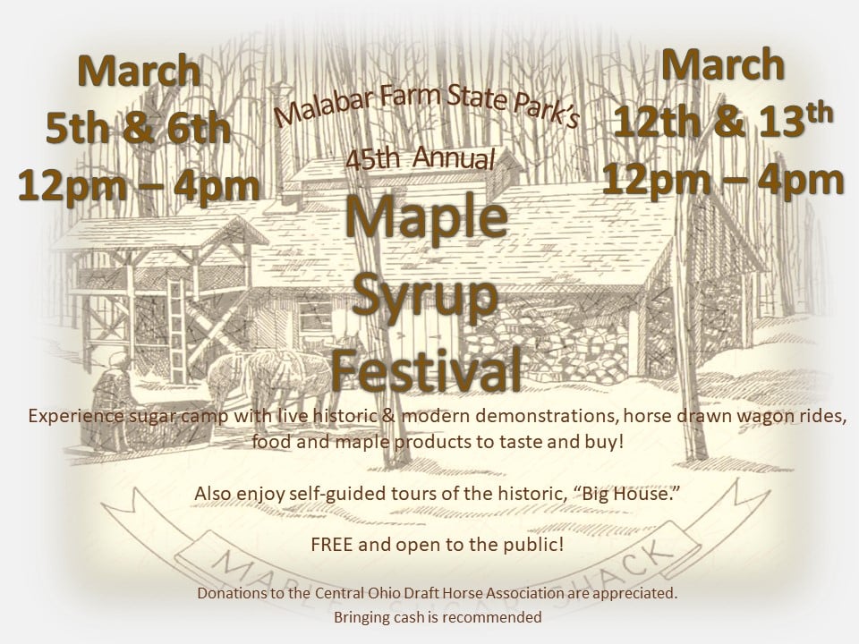 henleygraphics's tweet photo. Nothing says Spring is coming quite like the Maple Syrup Festival at Malabar Farm. 🥞🍁 It's sometimes cold, sometimes warm, but always a fun learning experience for the whole family.
.
.
.
#henleygraphics #malabarfarm #maplesyrup #lucasohio https://t.co/hRt5BMGjOq