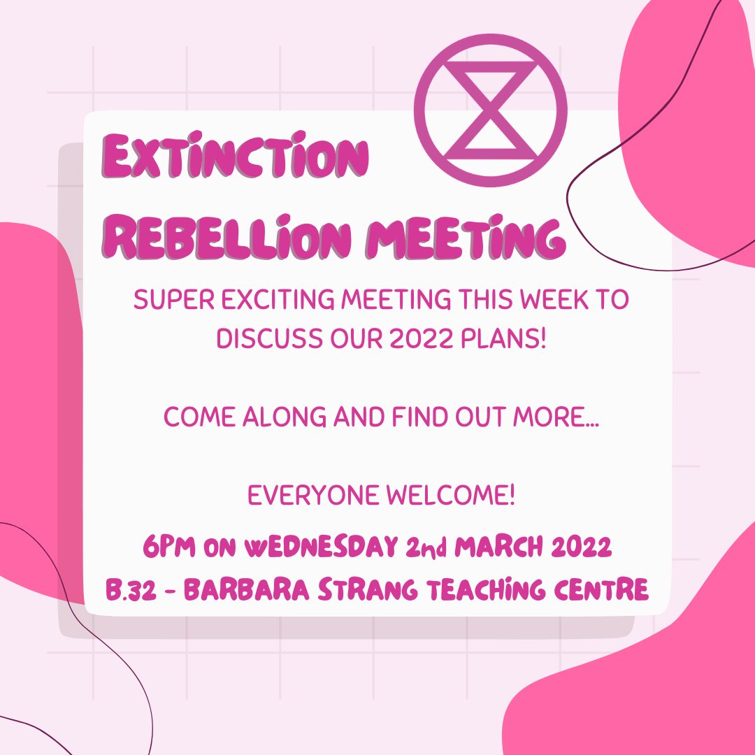 OUR NEXT MEETING IS THIS WEDNESDAY! 

COME DOWN TO THE BARBARA STRANG TEACHING CENTRE AT 6PM!

EVERYONE WELCOME!