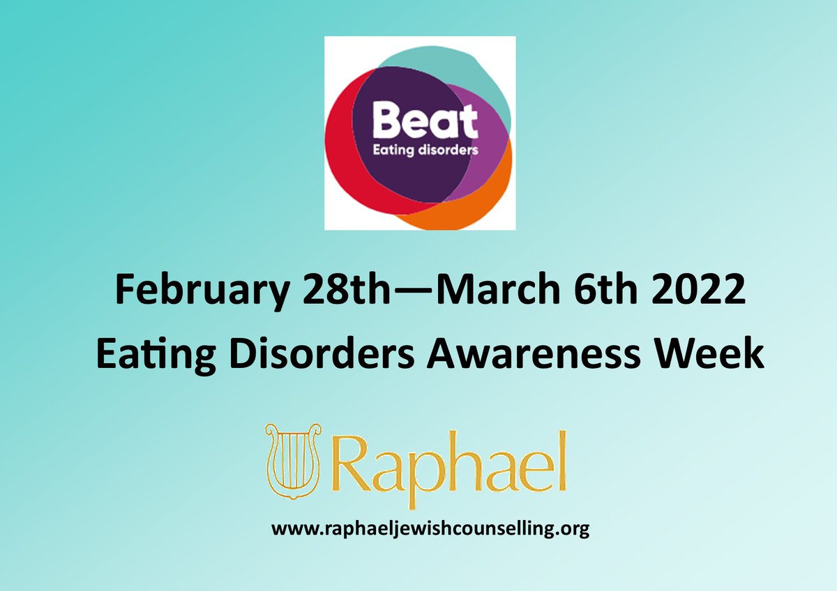 JcsRaphael's tweet photo. @UKJewishED @beatED It's so important that we keep raising awareness of #EatingDisorderAwarenessWeek so that those who are suffering or supporting can start to get the help they need! https://t.co/AMmnqqp1OW