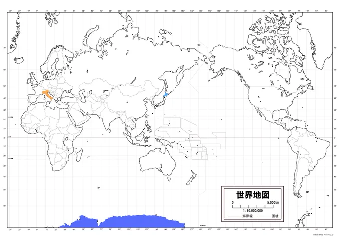 南極は国じゃないけどまあ 