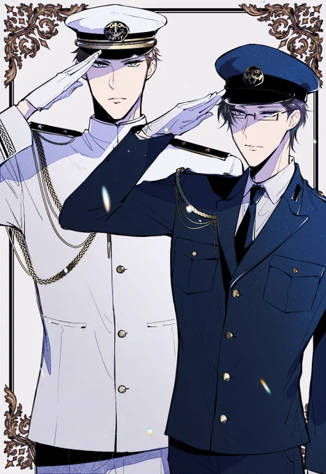 制服+敬礼はいくらでも見たい 
