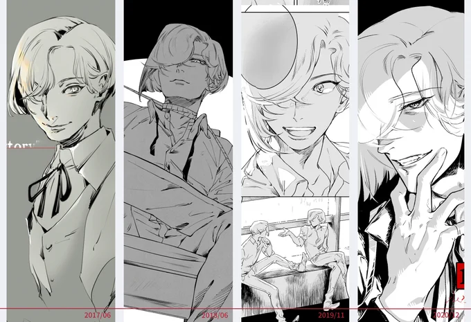 絵柄の比較面白い。少し間が開いたから、また比べ直したいな。 