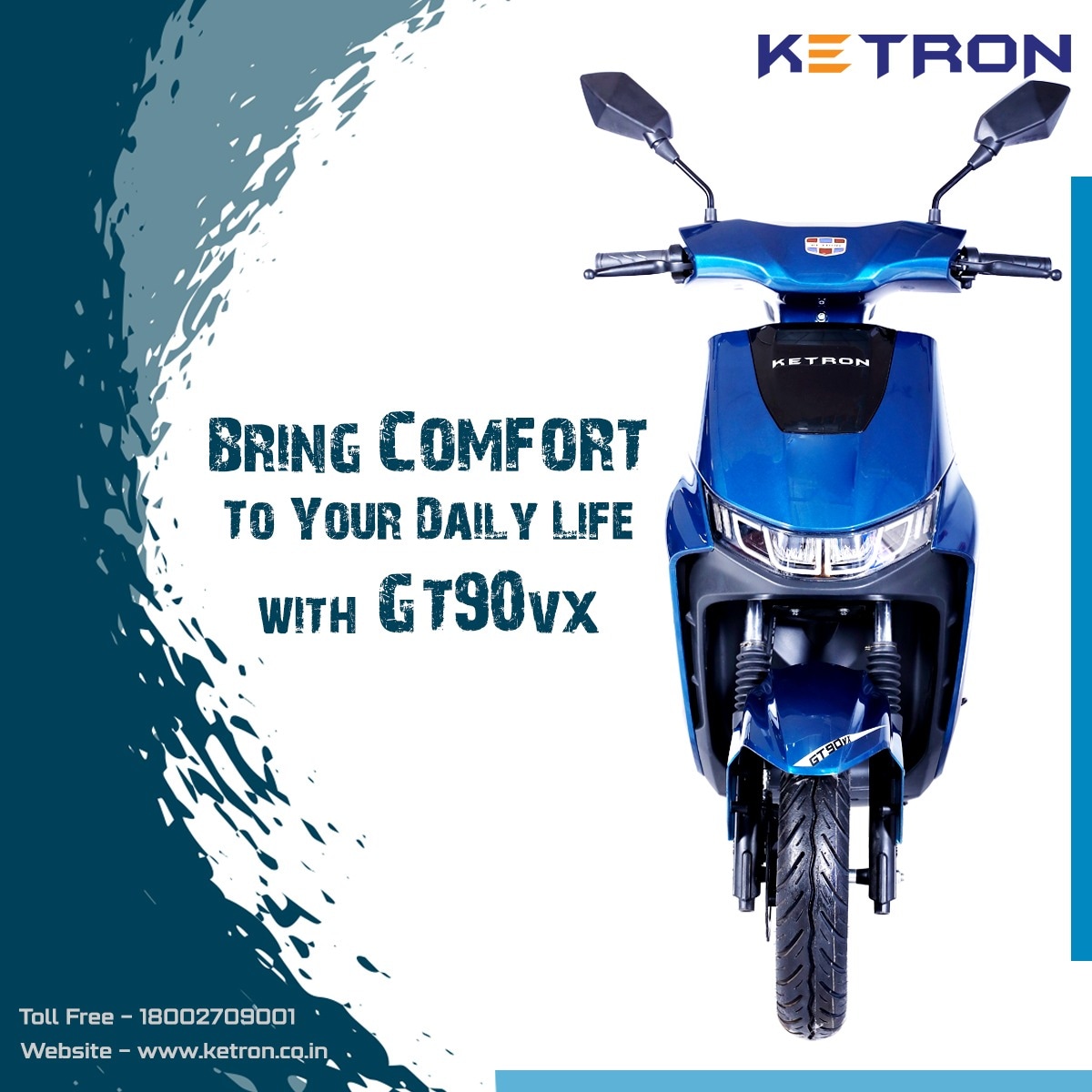 Enjoy your every ride with comfort !!
#ketron #ElectricVehicle #EV #ElectricScooty #chooseketron #GreenMobility #ChooseElectric #electricmobility #electricthefuture #comfortride
