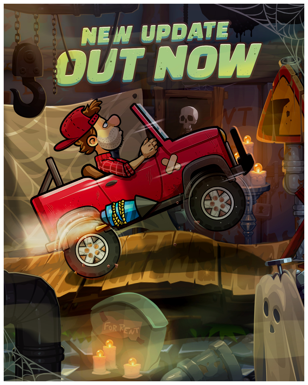 Hill Climb Racing - The latest update for Hill Climb Racing 1, featuring  all-new powerups, is rolling out now on all supported platforms!