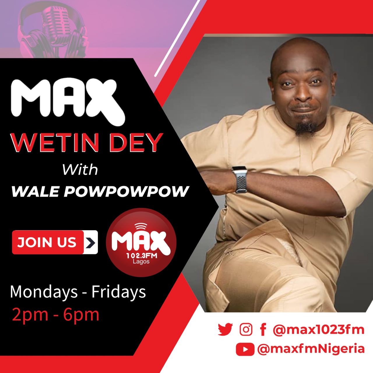 Hit Music For Lagos - 102.3 Max FM
