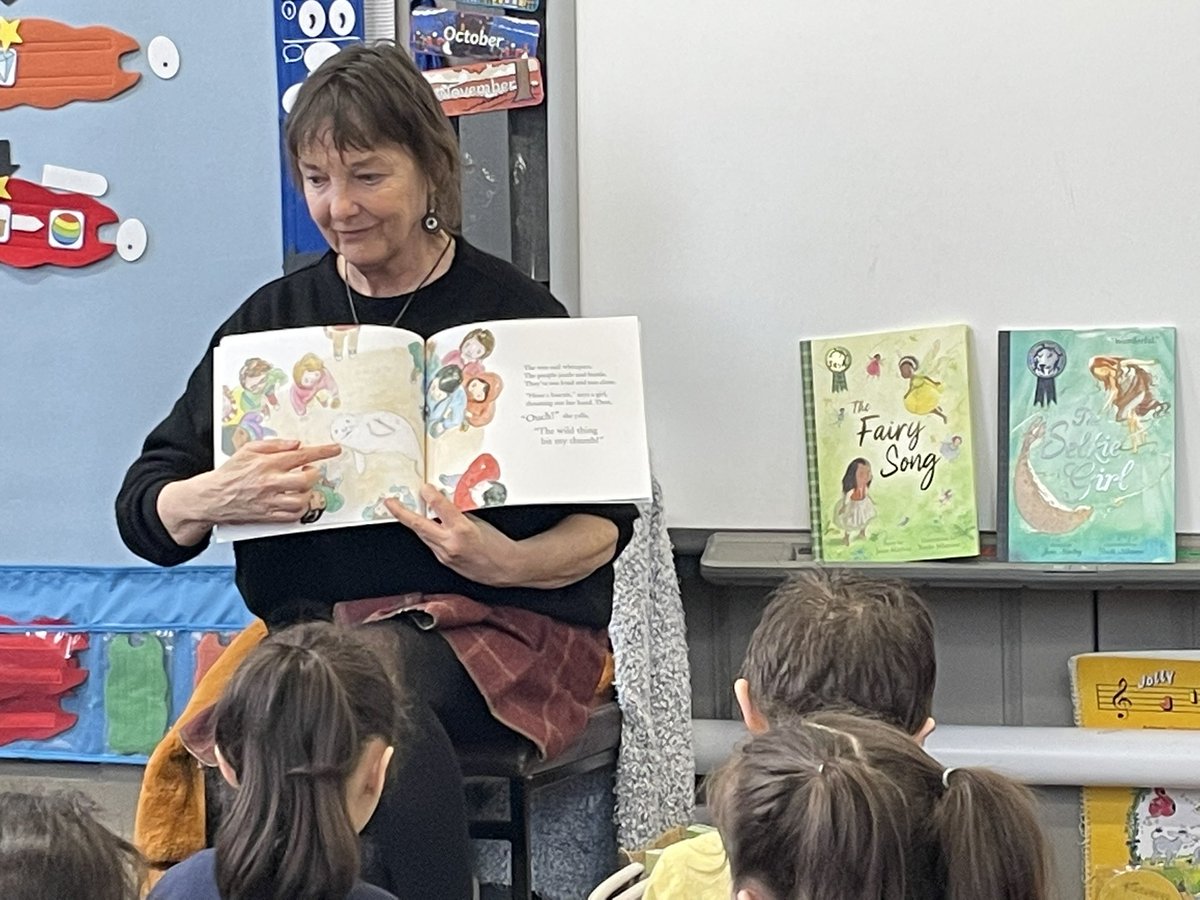 Elmvaleprimary's tweet photo. #elmvalep2L and #elmvalep32 kicked off Literacy Week with a visit from Award Winning Author Janis Mackay. The children enjoyed listening to the Wee Seal and creating their own stories @janismackay #LiteracyWeek2022 https://t.co/RZ1aYZXTKX