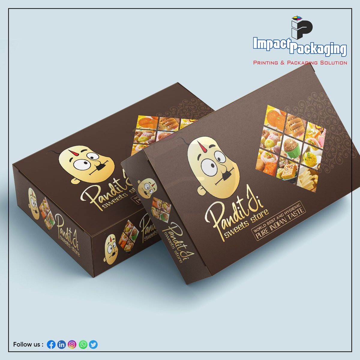 PackagingImpact's tweet image. #ImpactPackaging #Bhandup #PrintingSolution #Packaging #Printing #offsetprinting #boxprinting
You can send in your inquiries
Impact Packaging
Phone : +91 22 3574 2511
Email : impactpackaging5@gmail.com
Web : impactpackaging.in
